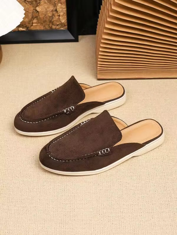 Men's Loafers 2026 Spring/Summer New Versatile Men's Slip-On Shoes, Business Formal British Style Loafers, Flat Soft Bottom Handmade Large Size Men's Shoes 43-46